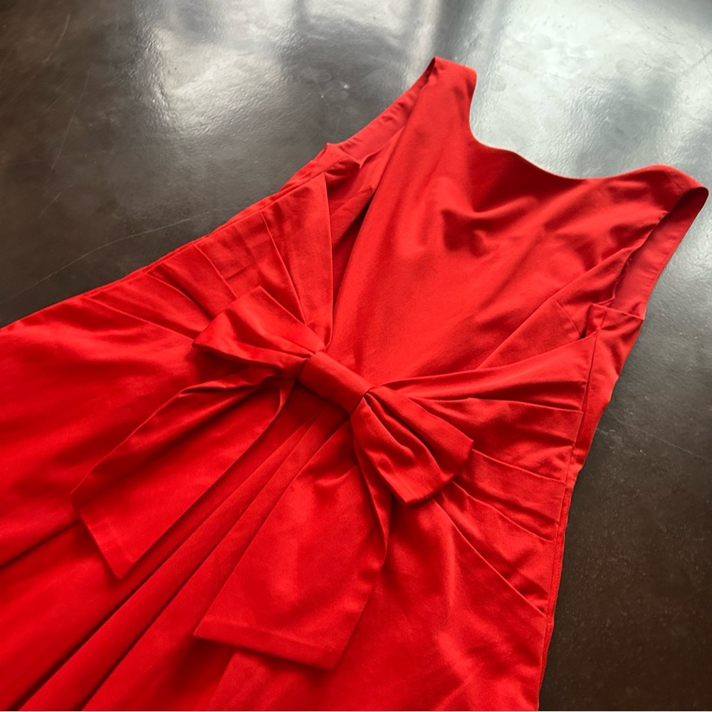 Kate Spade Vibrant Red cotton cocktail Dress